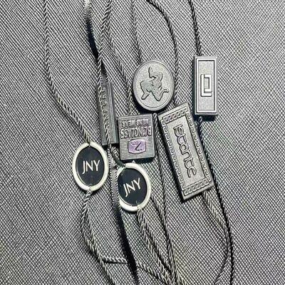 Flexible Garment Swing Tags Black Suitable for Clothing Labels Apparel Identification and Textile Product Customization