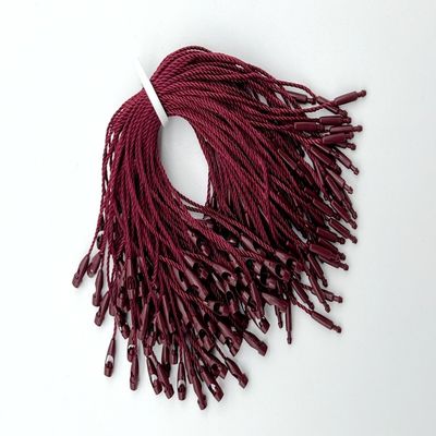 Burgundii ABS Polyester Nylon Tag Przymocowania Pętlówka W kształcie kule
