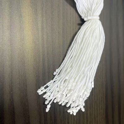 Biały Wiesza Nylon Plastikowy Tag Przymocowanie String prostokątny ODM