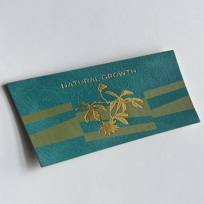 OEM fałszywe skóry sznurowane Tags Etykietki Patch For Bags Odzież