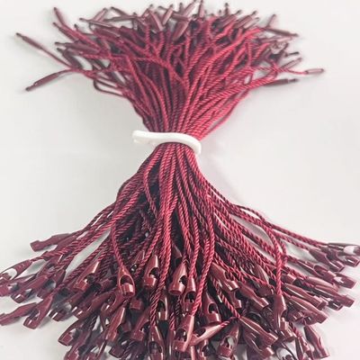 Burgundii ABS Polyester Nylon Tag Przymocowania Pętlówka W kształcie kule
