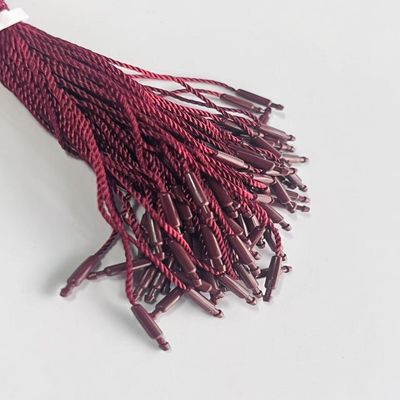 Burgundii ABS Polyester Nylon Tag Przymocowania Pętlówka W kształcie kule