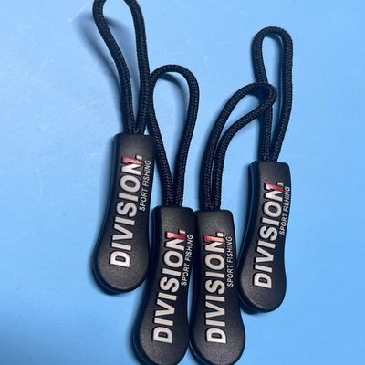Czarne plastikowe zawieszone gumy nylonowe sznury do wyciągania zamka OEM