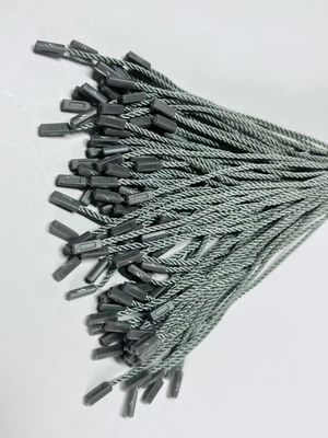 Szary POM Plastikowy Nylon Tag Przymocowania Do Wieszenia Tagów