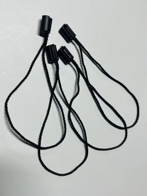 OEM Bagaże Podwieszony Tag Zamknięcie String Cena Tag Przymocowania Czarny
