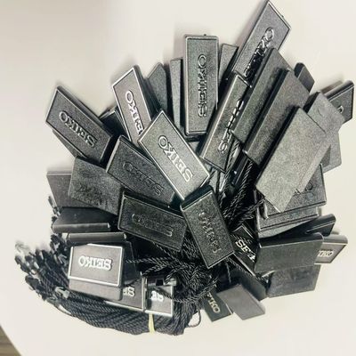 Wzdolny do pogody 3 cali Czarny Wiąże String Swing Tag Thread 100 p.p.