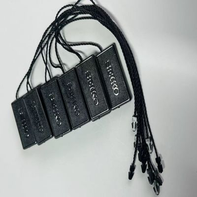 Wzdolny do pogody 3 cali Czarny Wiąże String Swing Tag Thread 100 p.p.