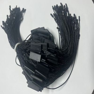 Niestandardowy elastyczny huśtawka Czarny zawieszenie Tag String For Clothing Garment