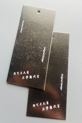 Snap Lock Custom Clothing Hang Tags Clear Durable Custom Apparel Labels Ideal for Clothing Promotion and Product Tagging