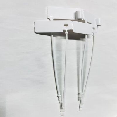 Rectangle Clothing Label Tags Featuring RFID Technology Perfect for Apparel Tracking and Supply Chain Management Systems