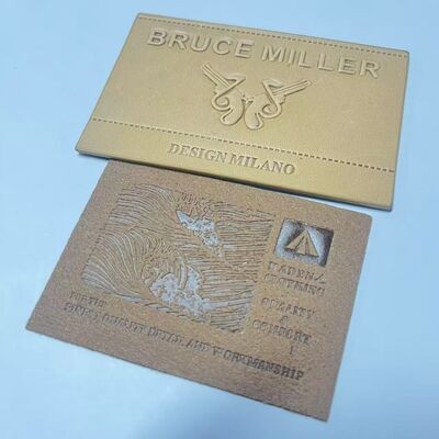 Durable Jeans Leather Label Sew On Closure Type Suitable for Jackets Providing Strength and Fashionable Look in Clothing